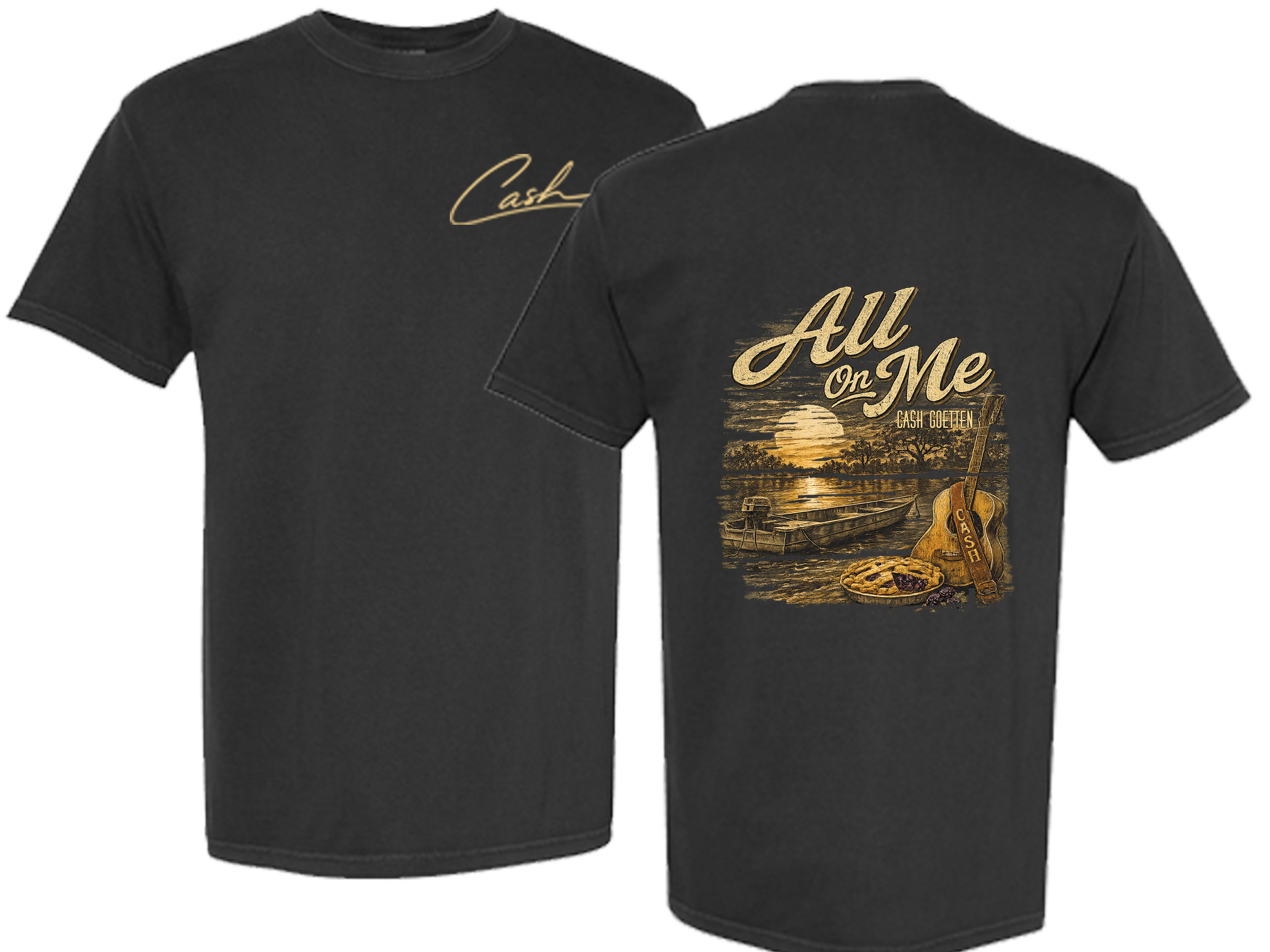 *NEW ITEM* All On Me Tee - Comfort Colors *BLACK COLOR* Adult Sizes Only