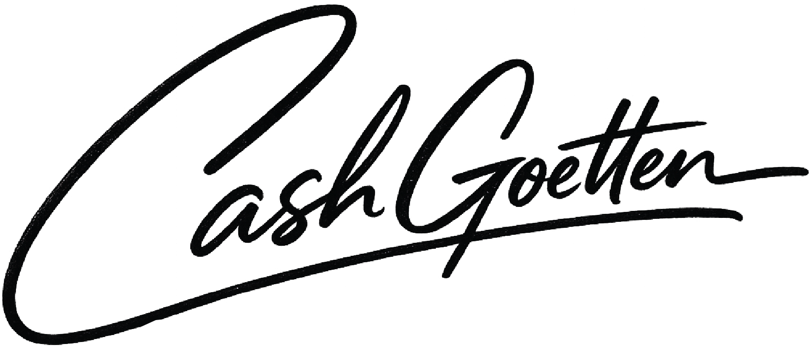 5.5"x2" Cash Goetten Window Decal
