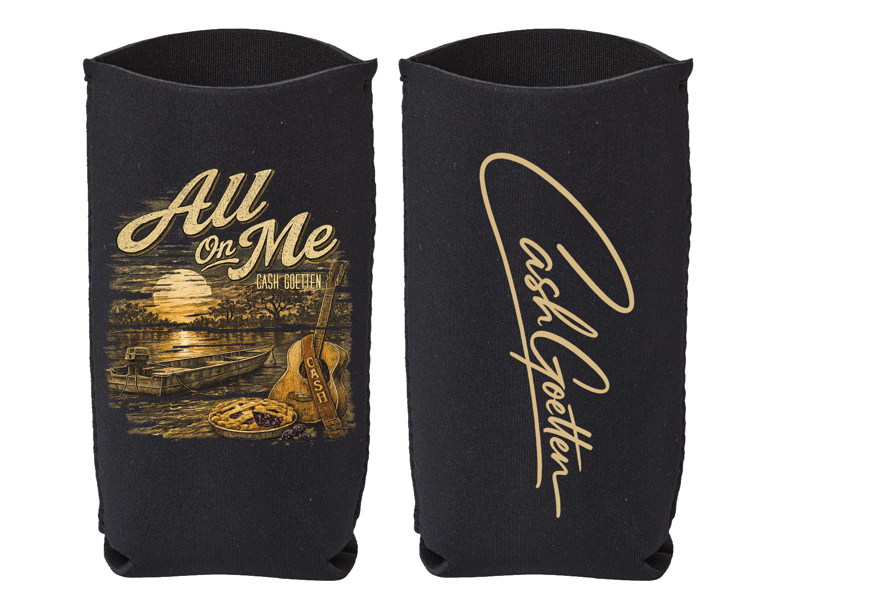 *NEW ITEM* 12 oz. Neoprene Slim Can and Bottle Holder_ALL ON ME